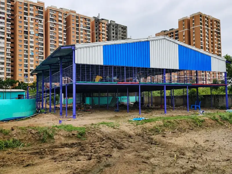 Roofing Construction Site