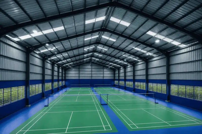 badminton court shed — KPN